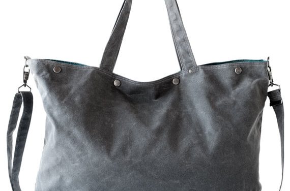 roomy waxed canvas bags by moop