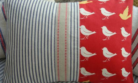 handmade vintage pillows that are new