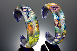 an artistic tide pool bracelet made of glass
