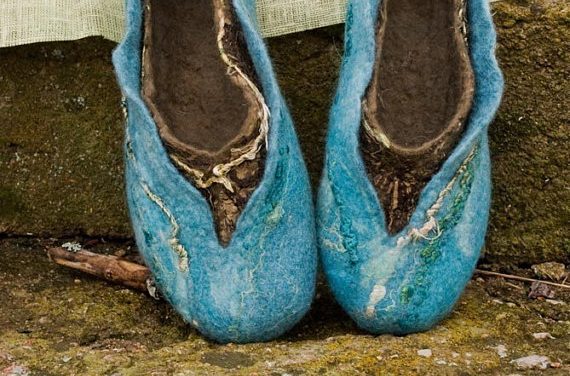 BureBure Handmade Wool Felt Slippers