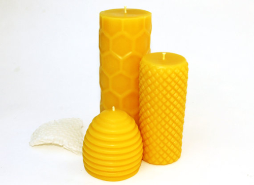 Honeycomb Textured Candles